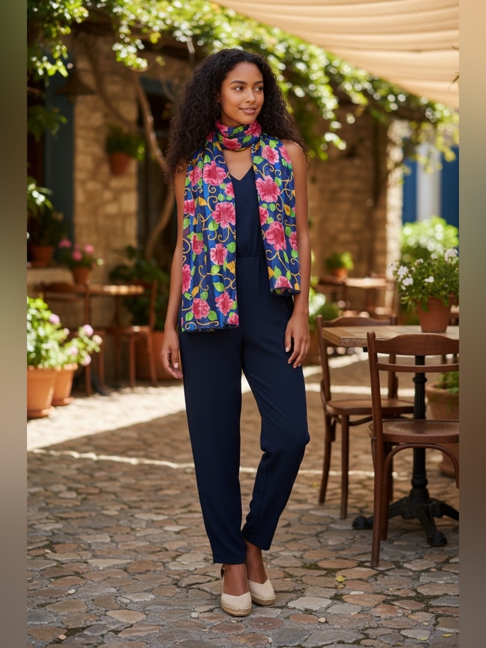 Floral Scarf